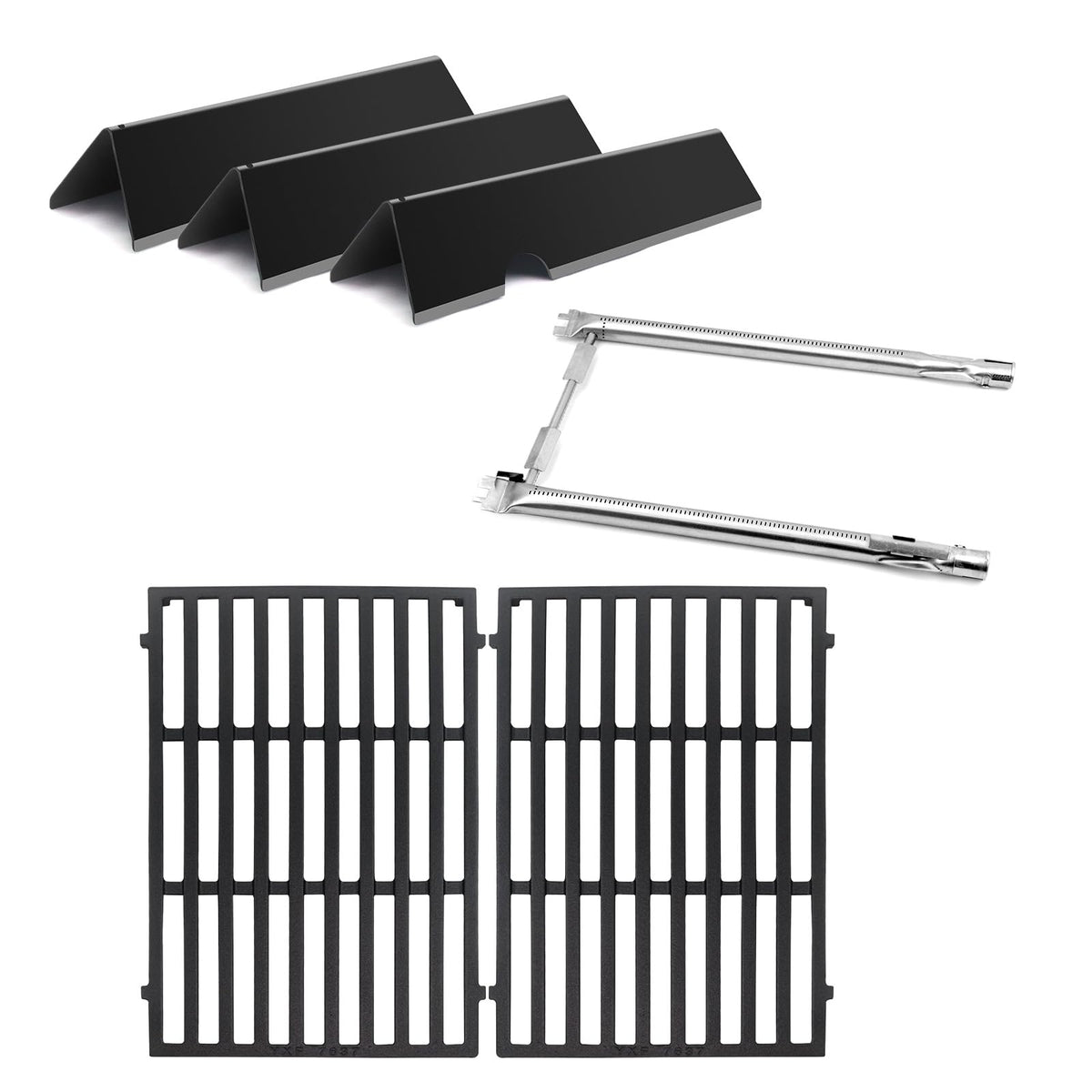 Bewesazy flavorizer bars for Weber Spirit 200-series, deliver even heat and enhanced flavor.