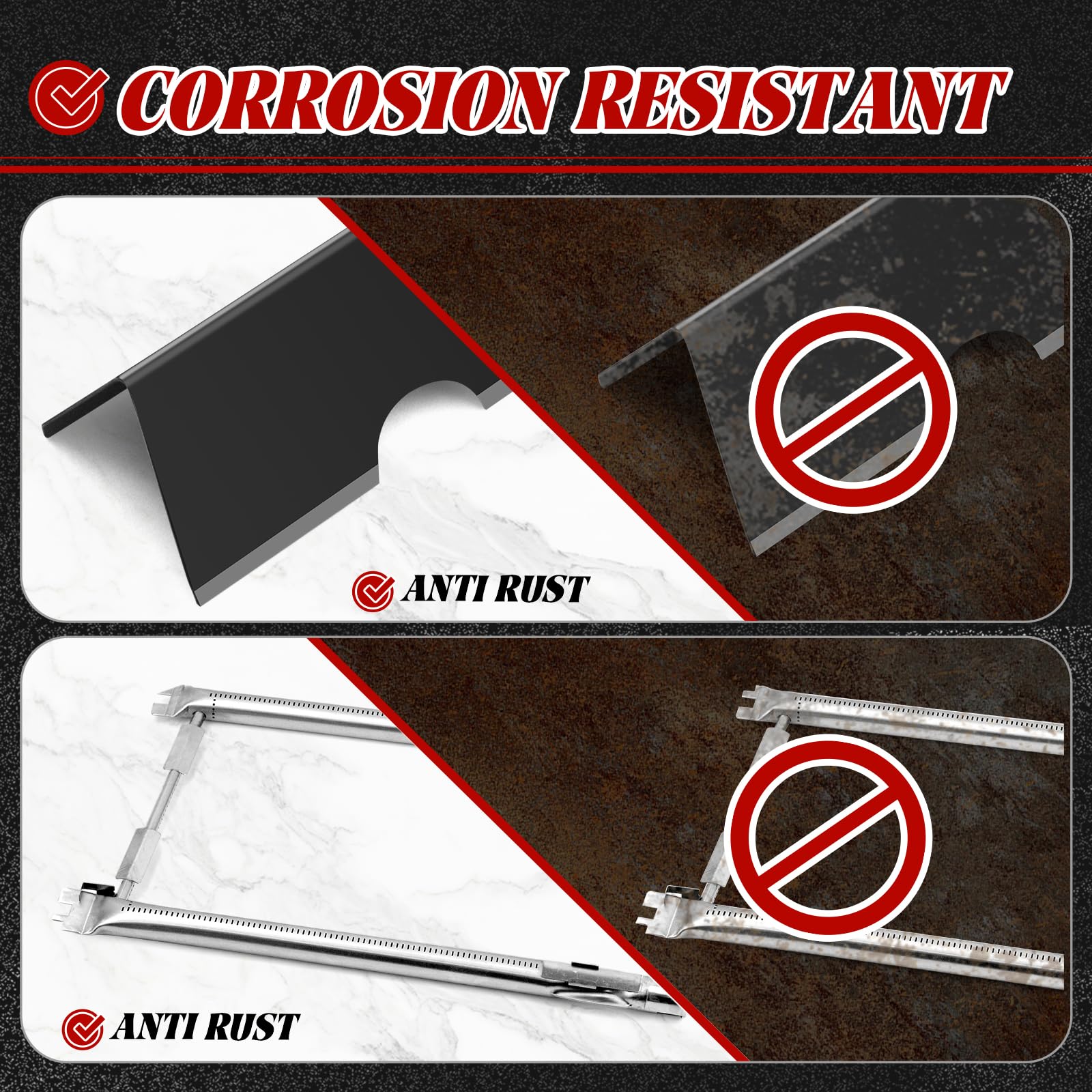 Bewesazy front-control compatible bars upgrade Weber Spirit models with front-control panels.