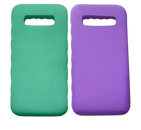 Bexter foam kneeling pad yellow top view supports exercise routines.