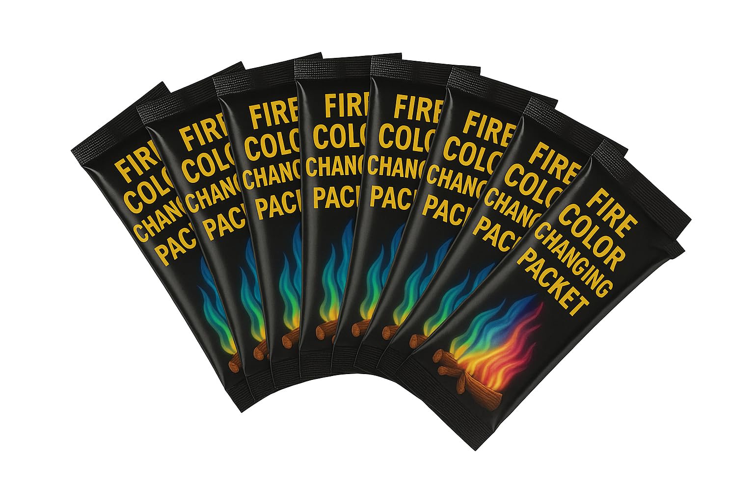 Bexter Magic Campfire colors enhance outdoor nights with blue, green, and purple tones.