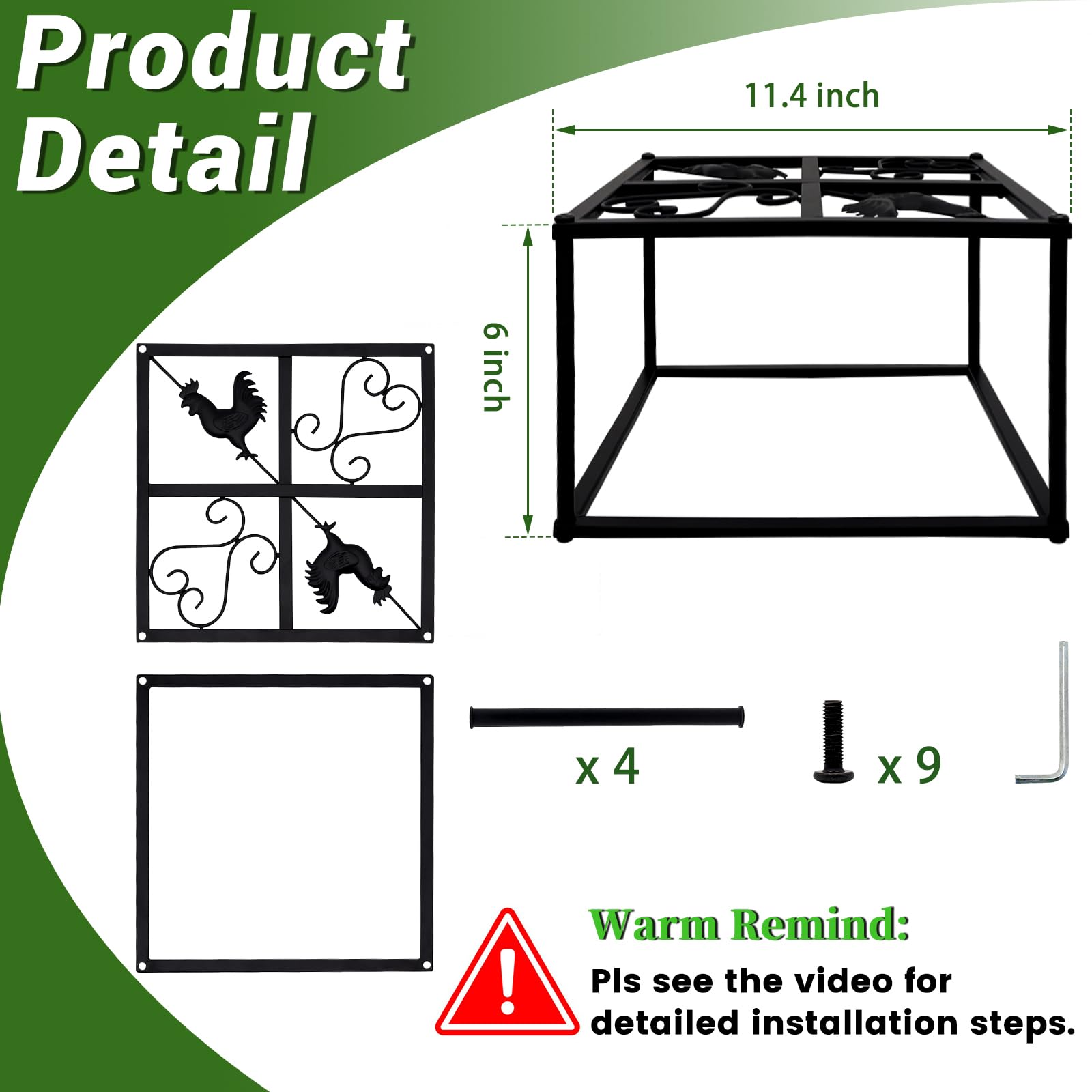 Beyoogeem waterer stand side view—stable four-leg design for stability.