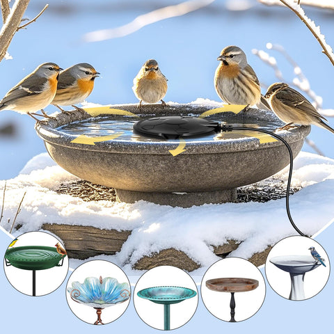 Beyoogeem heater suitable for birdbath, fountain, and livestock water use.