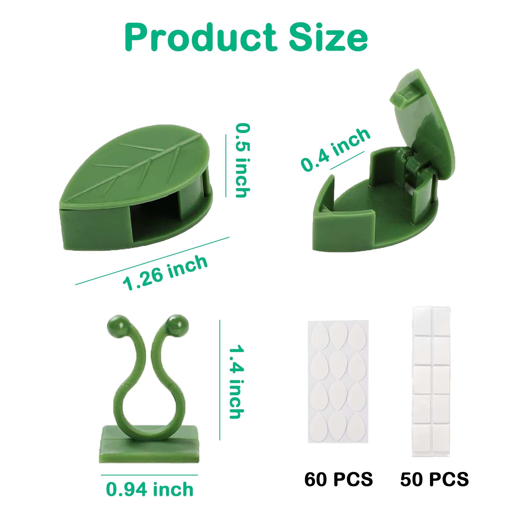 Beyoslf invisible wall clips blend with walls while securing vines