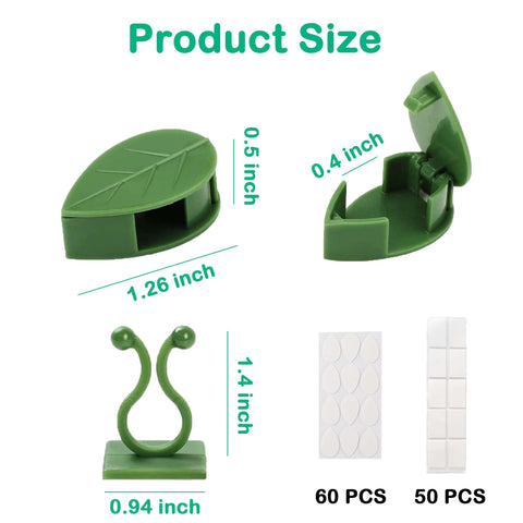 Beyoslf invisible wall clips blend with walls while securing vines