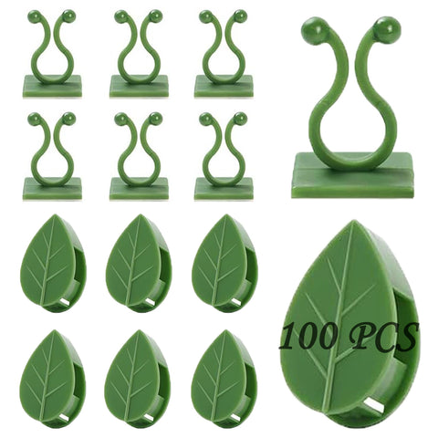 Beyoslf leaf-shaped wall clips support climbing plants on walls indoors or outdoors