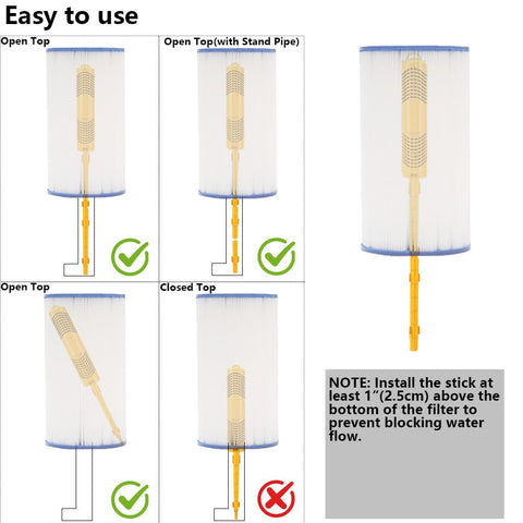BFJOG hot tub mineral stick four month life supports extended treatment.