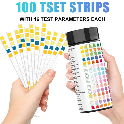 Bgieaug kit tests well water for contaminants and quality cues.
