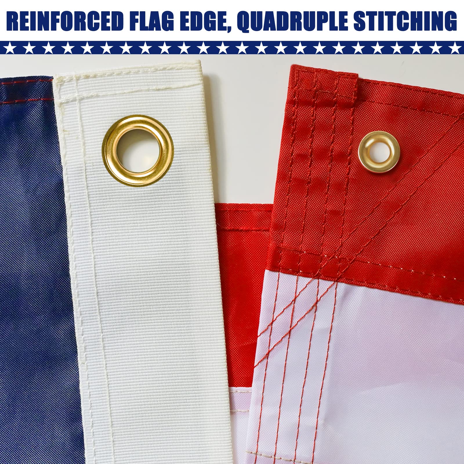 BGTXCZ American Flag outdoor or indoor display on wall or pole.