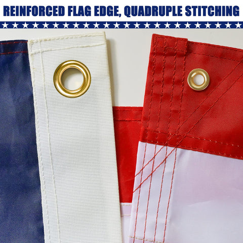 BGTXCZ American Flag outdoor or indoor display on wall or pole.