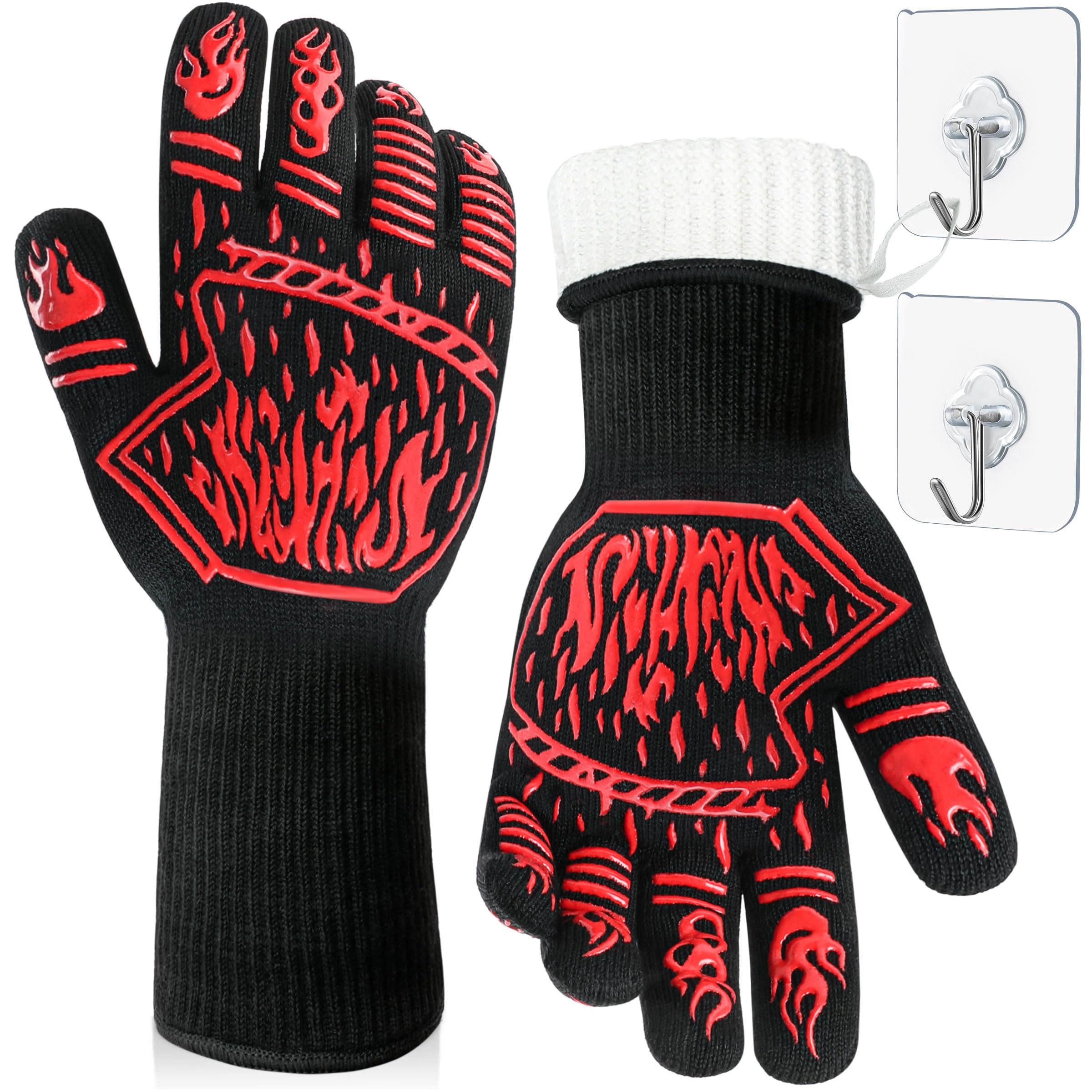 BHYTAKI BBQ Gloves deliver 1472°F heat resistance for safe oven handling.