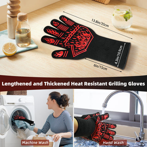 BHYTAKI BBQ Gloves are one-size-fits-most for a secure fit.