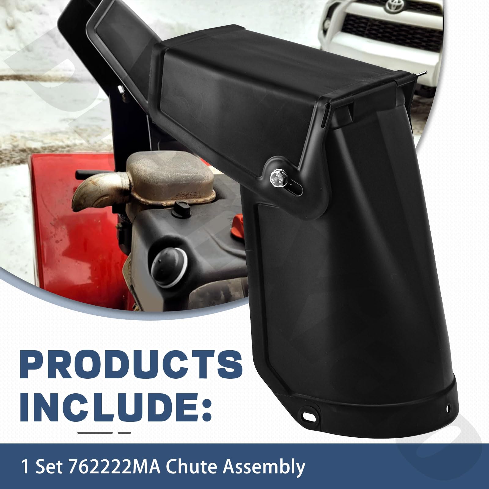 Brand-focused BianXiao chute assembly design highlighting cross-model compatibility.