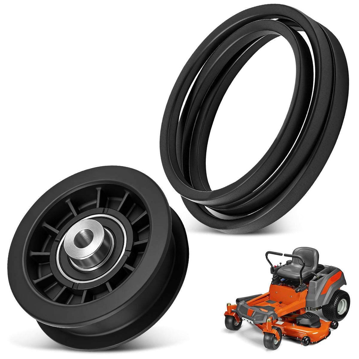 BianXiao drive belt 539110411 for Husqvarna ensures smooth power transmission.