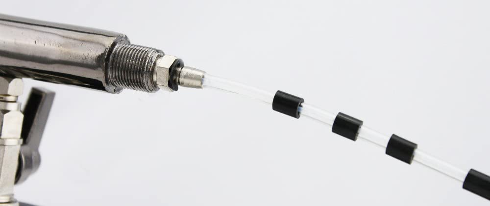 Close-up shows the rotate tube pipe connection for Z-010 and Z-014.