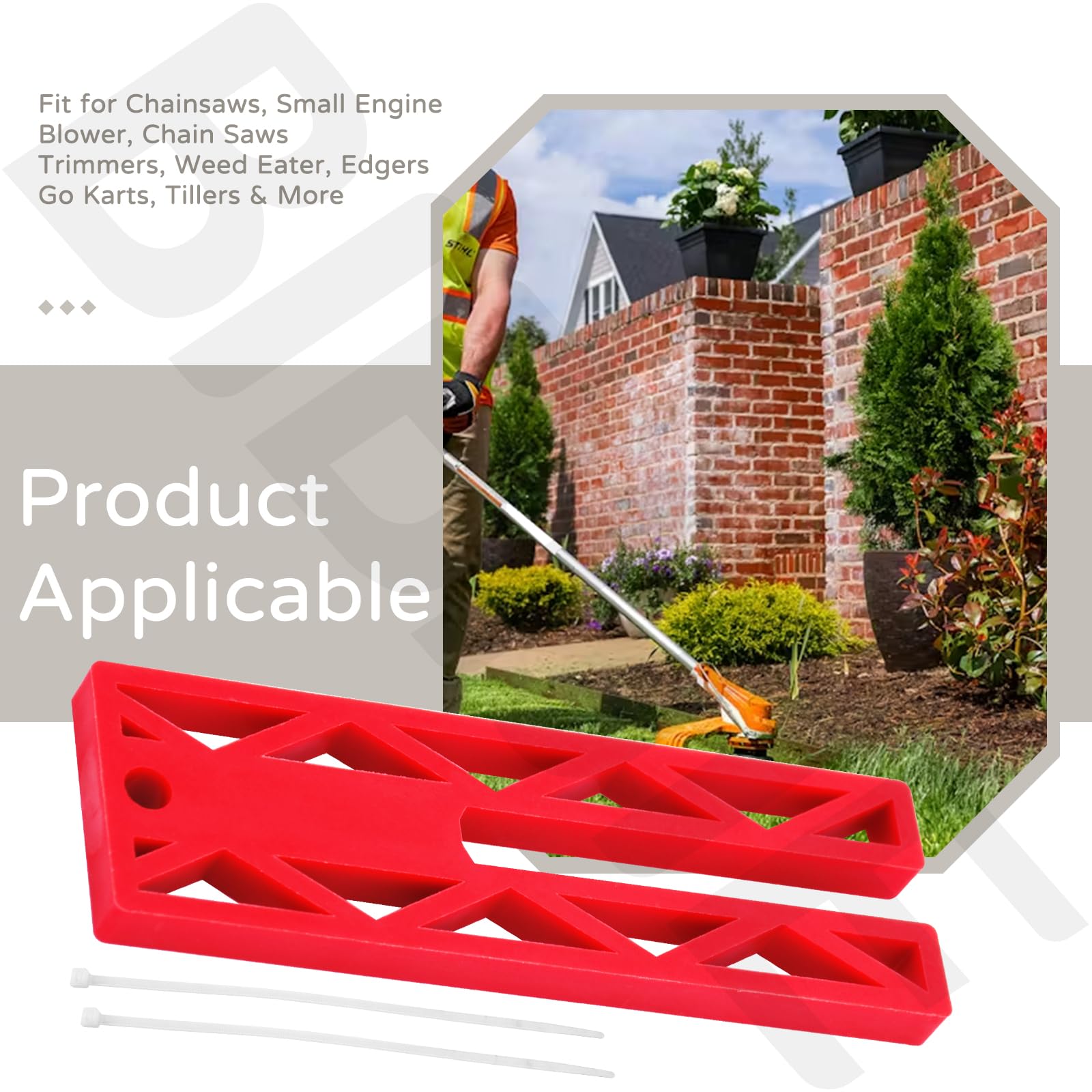BIBIJIE kit with rings and clamps for varied piston sizes