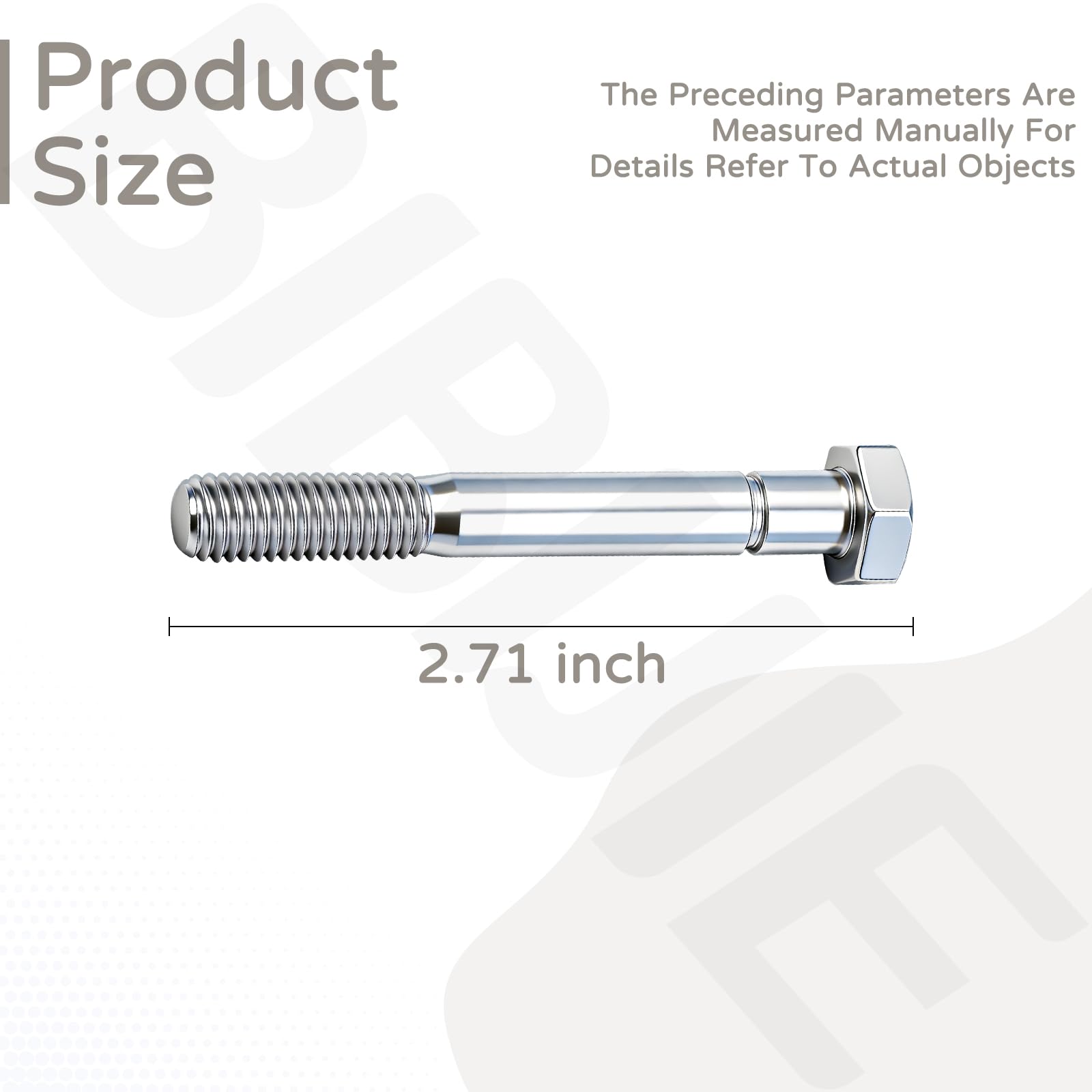 BIBIJIE shear bolt durable finish for harsh winter conditions.