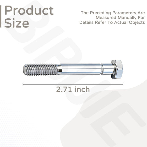 BIBIJIE shear bolt durable finish for harsh winter conditions.