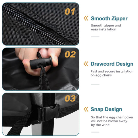 Bicherub cover features a sturdy bungee hem for secure fit.