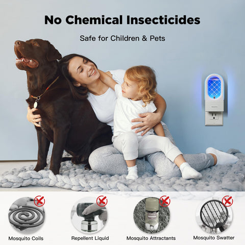 BietrunPro purple light attracts flying pests quietly.