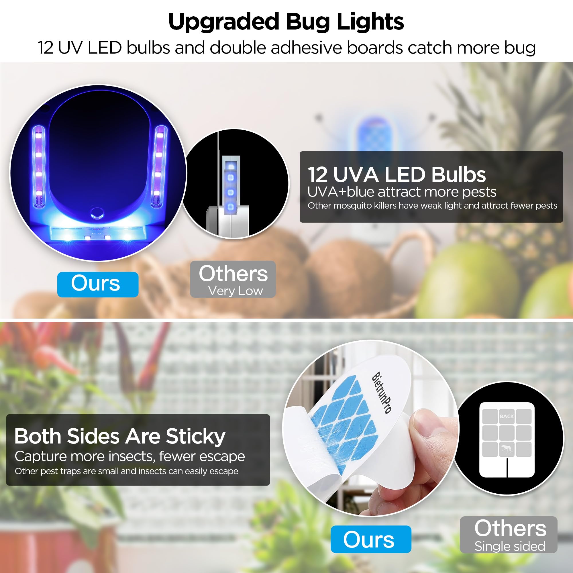 Six refills pack from BietrunPro for extended pest management.