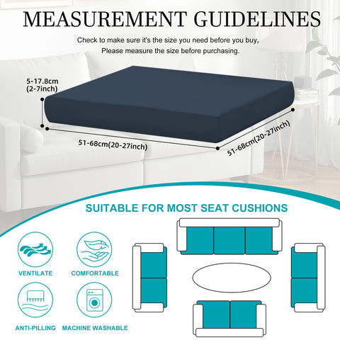 BIETYONE 14-piece cushion covers gray-blue packaging view, easy refresh for patio.
