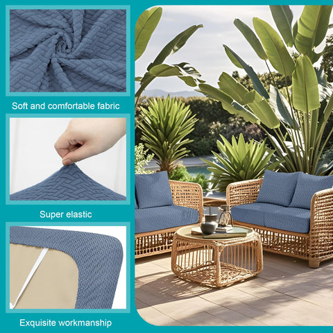 BIETYONE courtyard sofa cushion cover adds quick, stylish protection outdoors.