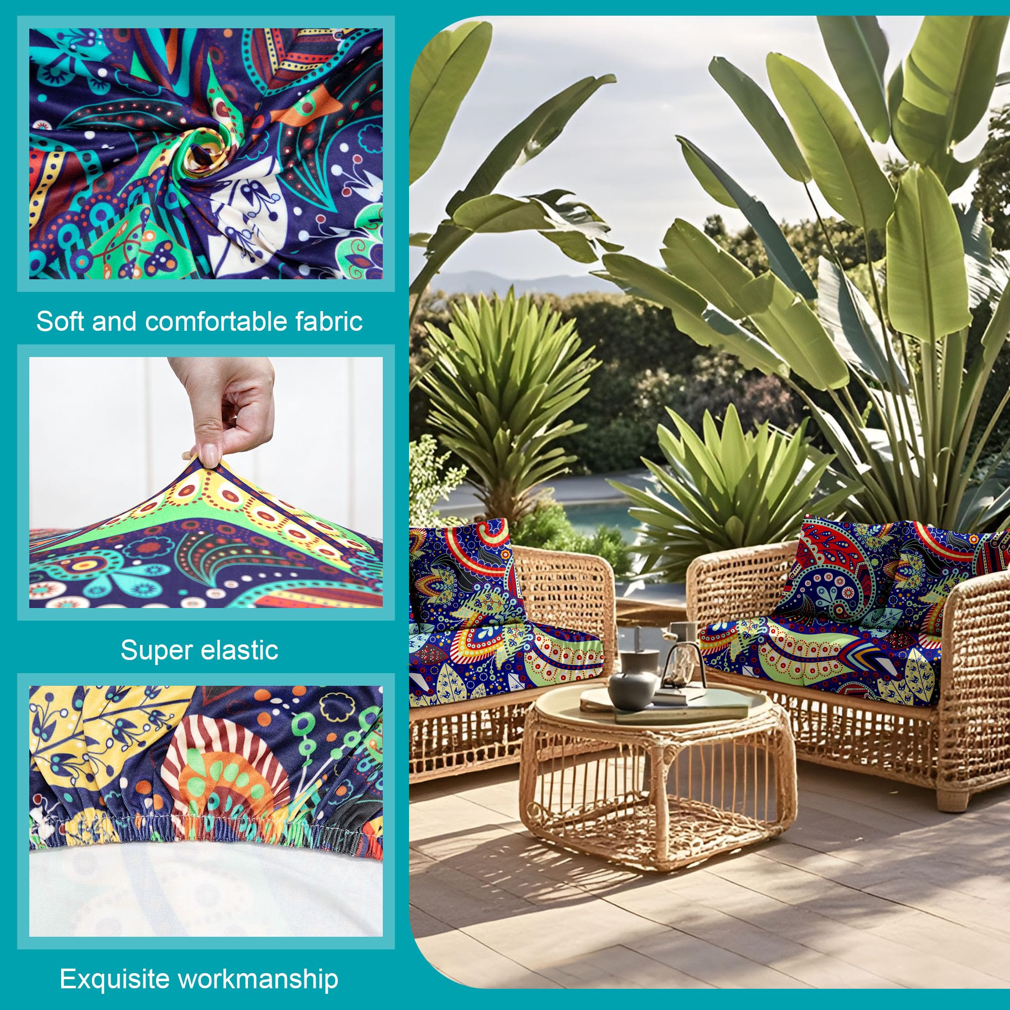 BIETYONE cushion covers versatile for outdoor and indoor use, seasonal décor refresh.