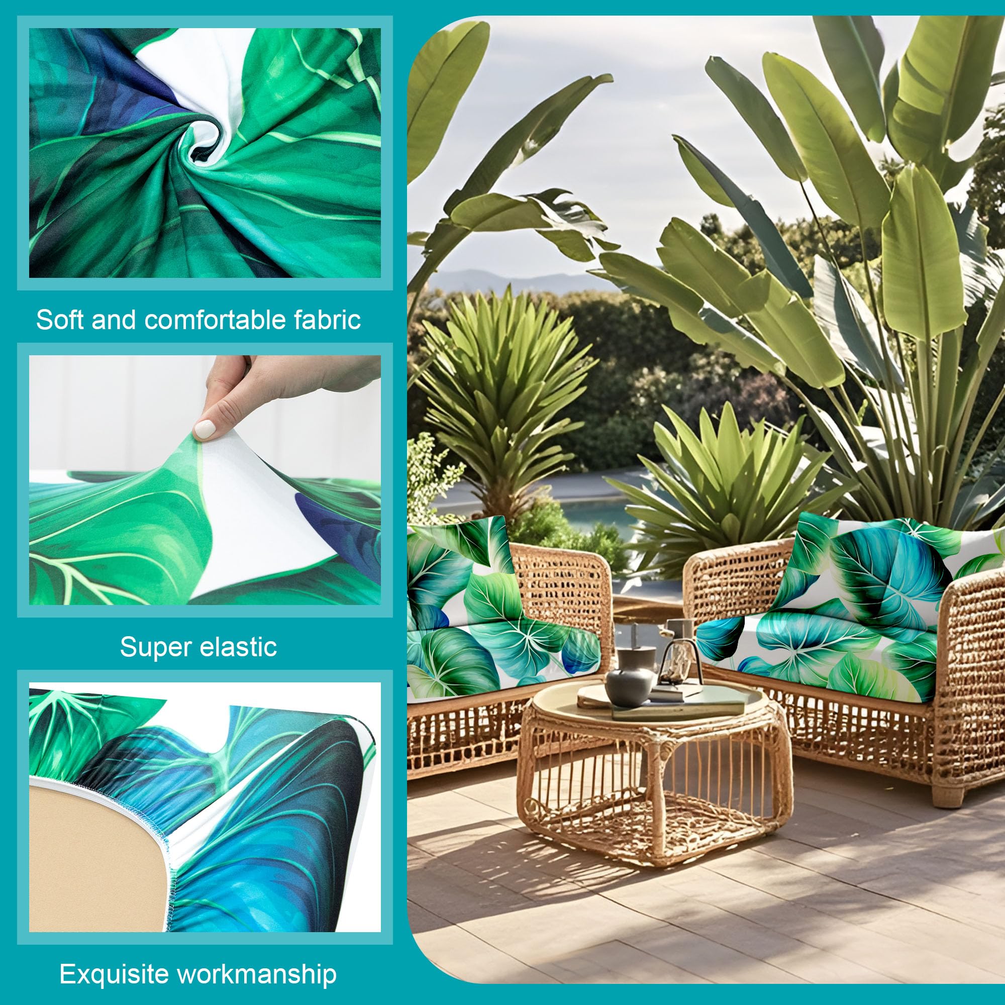 BIETYONE elastic cushion cover hugs cushions for a neat look