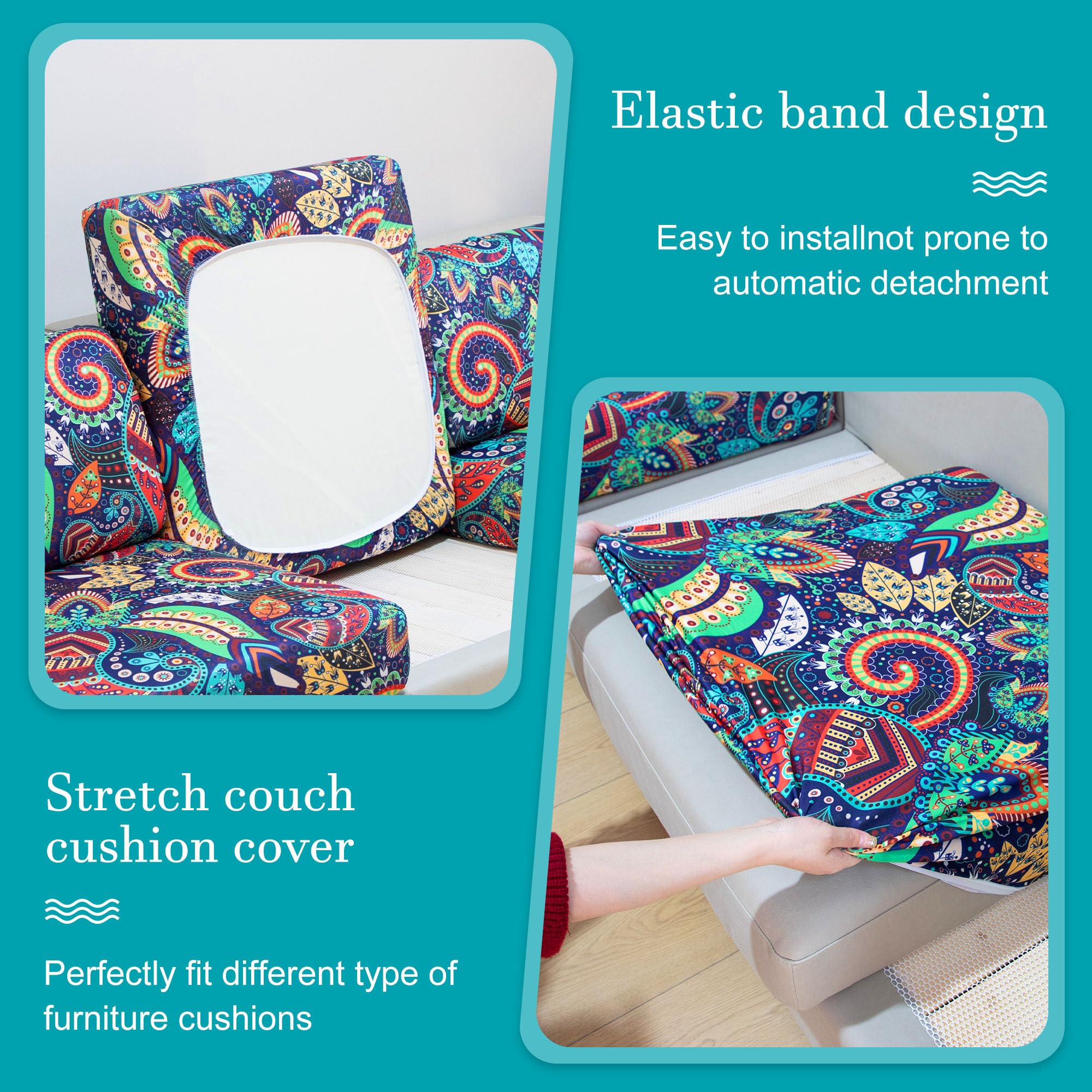 BIETYONE machine-washable cushion covers renews appearance.