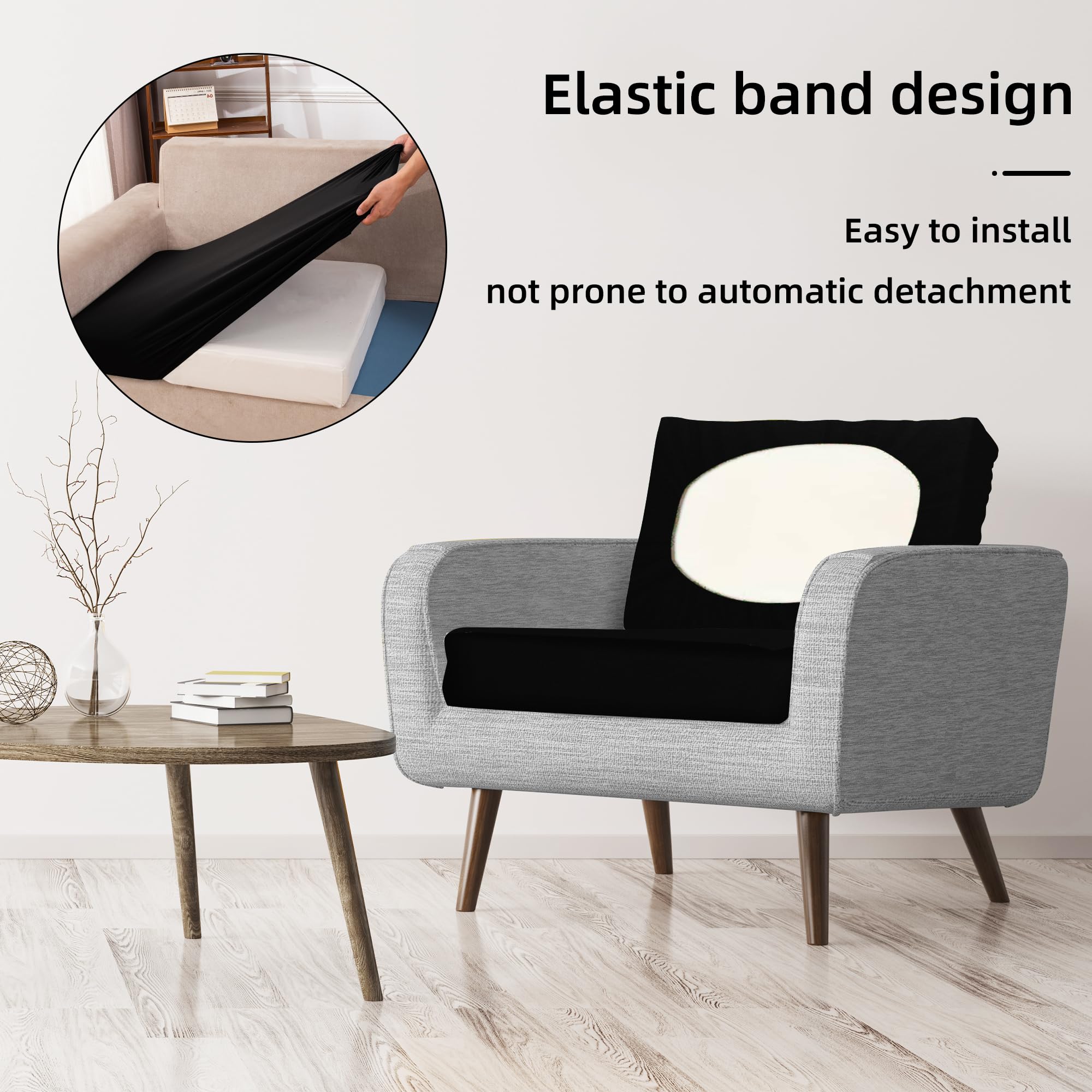 BIETYONE machine-washable cushion covers for outdoor use.