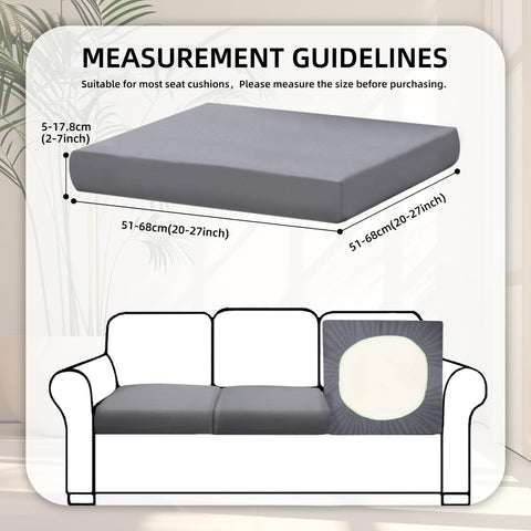 BIETYONE outdoor sofa cushion slipcover shows soft, breathable fabric for comfort.