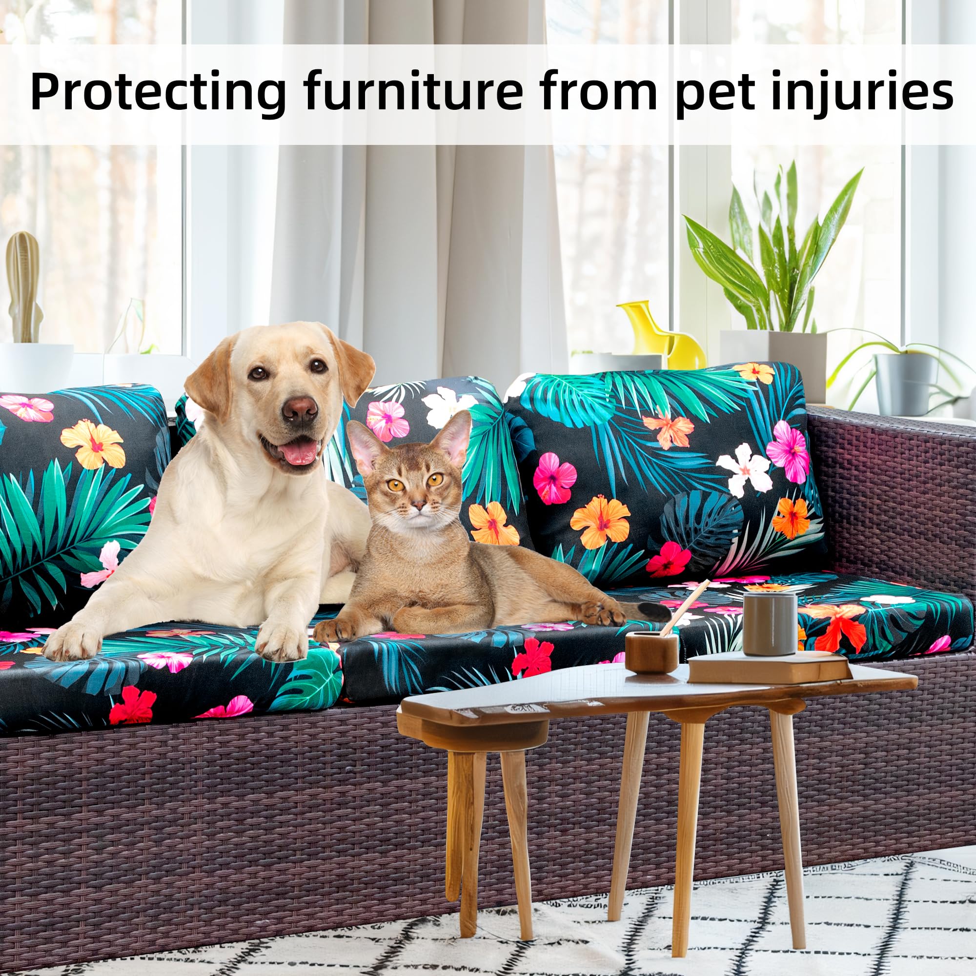 BIETYONE durable cushion protector guards against wear and stains.
