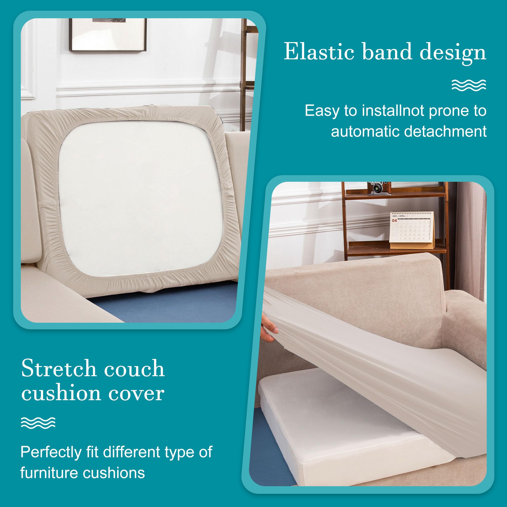 BIETYONE 14-piece cushion cover set protects patio furniture