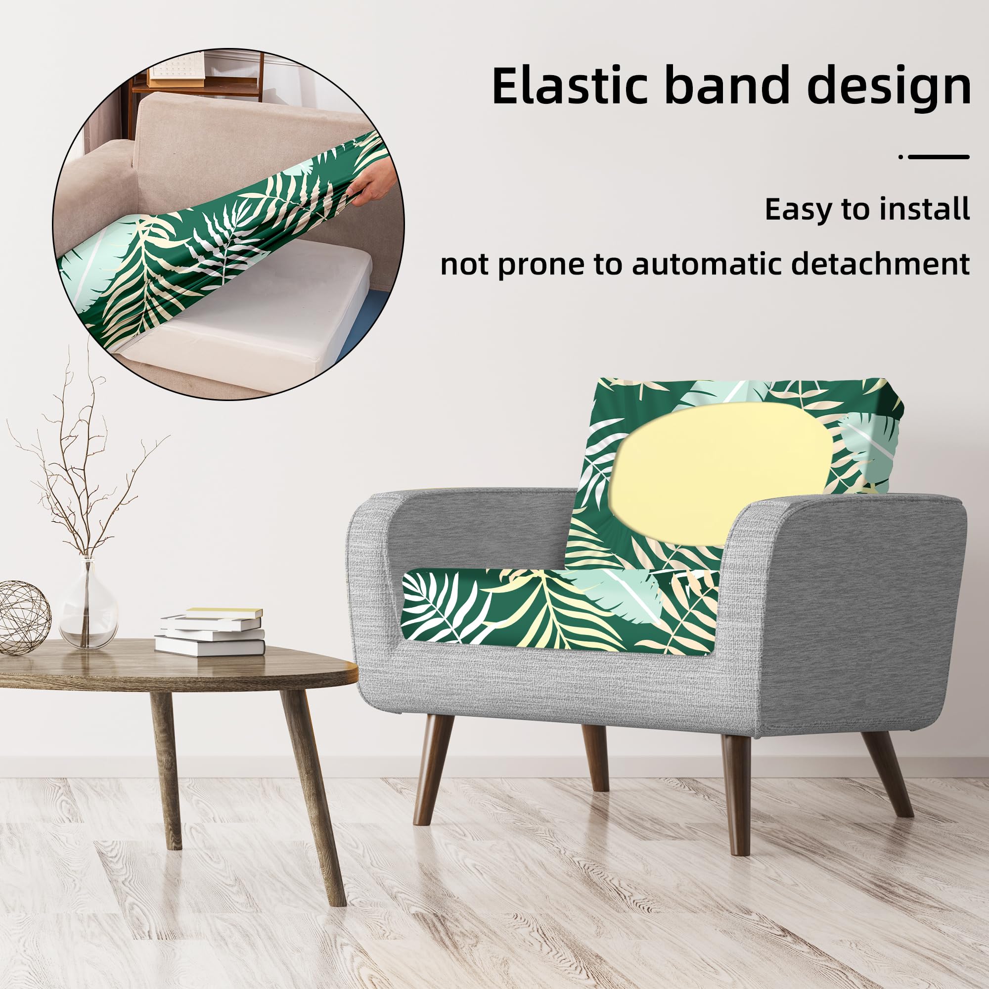 BIETYONE durable polyester-spandex mix shields cushions from wear and spills.