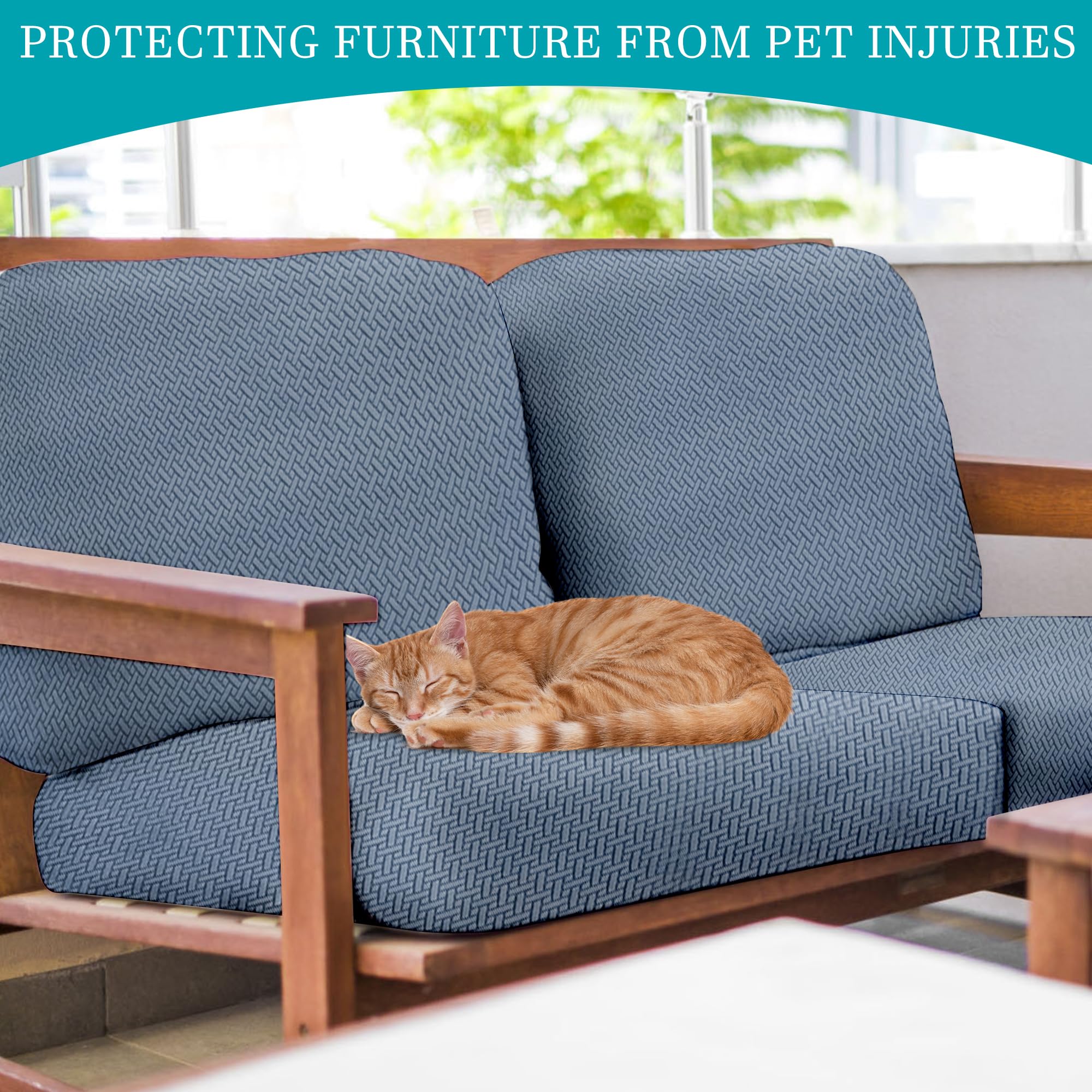 BIETYONE protective cover for patio furniture shields from wear and spills.