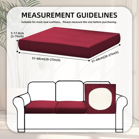 BIETYONE stretch fabric close-up shows flexible fit for many cushion shapes and sizes.