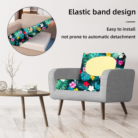 BIETYONE machine washable cushion cover cleans easily without fading.