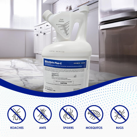 BIFENTHRIN-PLUS-C ant-control spray for kitchen and entryways.