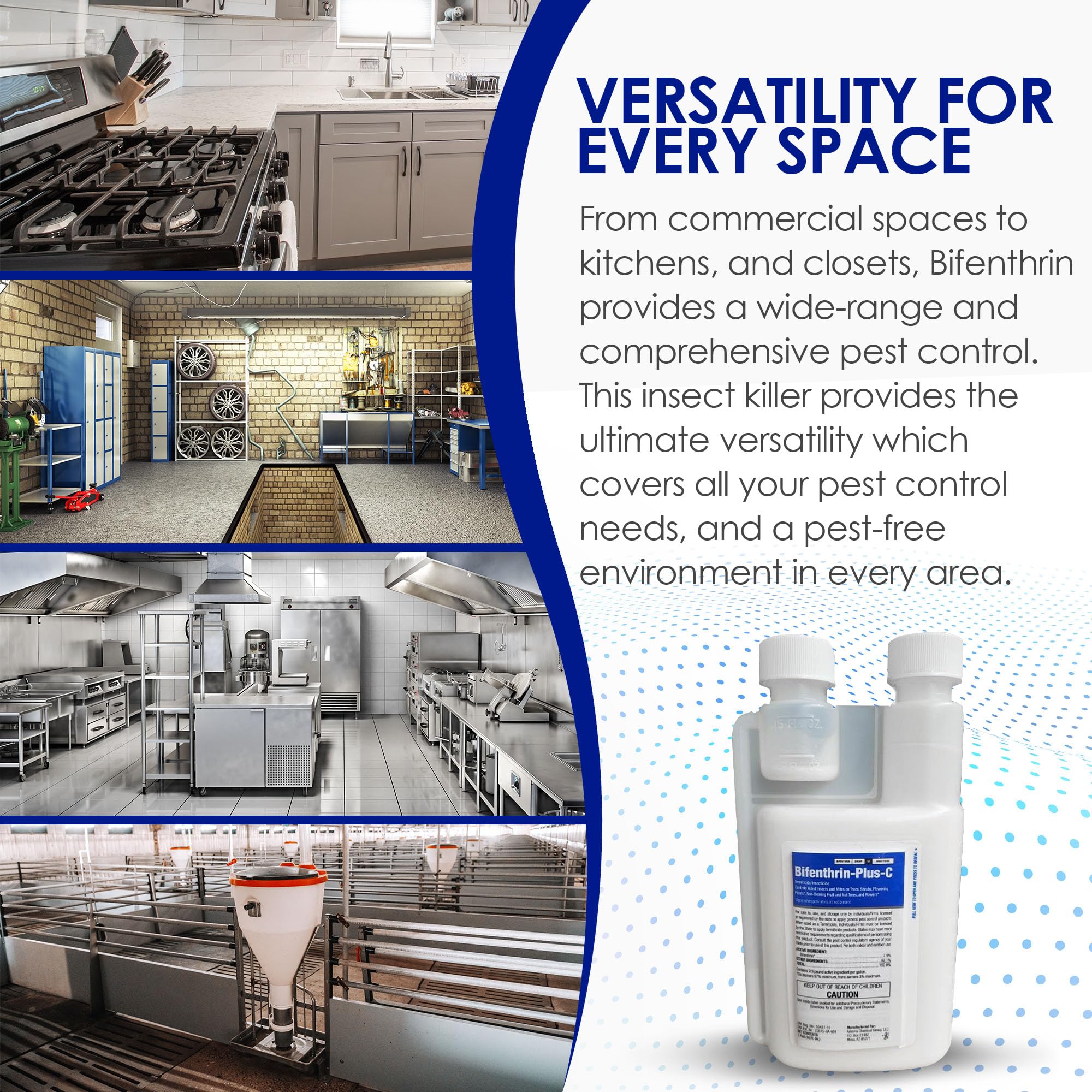 Bifenthrin Plus-C indoor-outdoor pest solution for versatile use