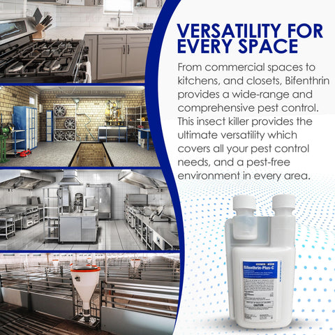 Bifenthrin Plus-C indoor-outdoor pest solution for versatile use