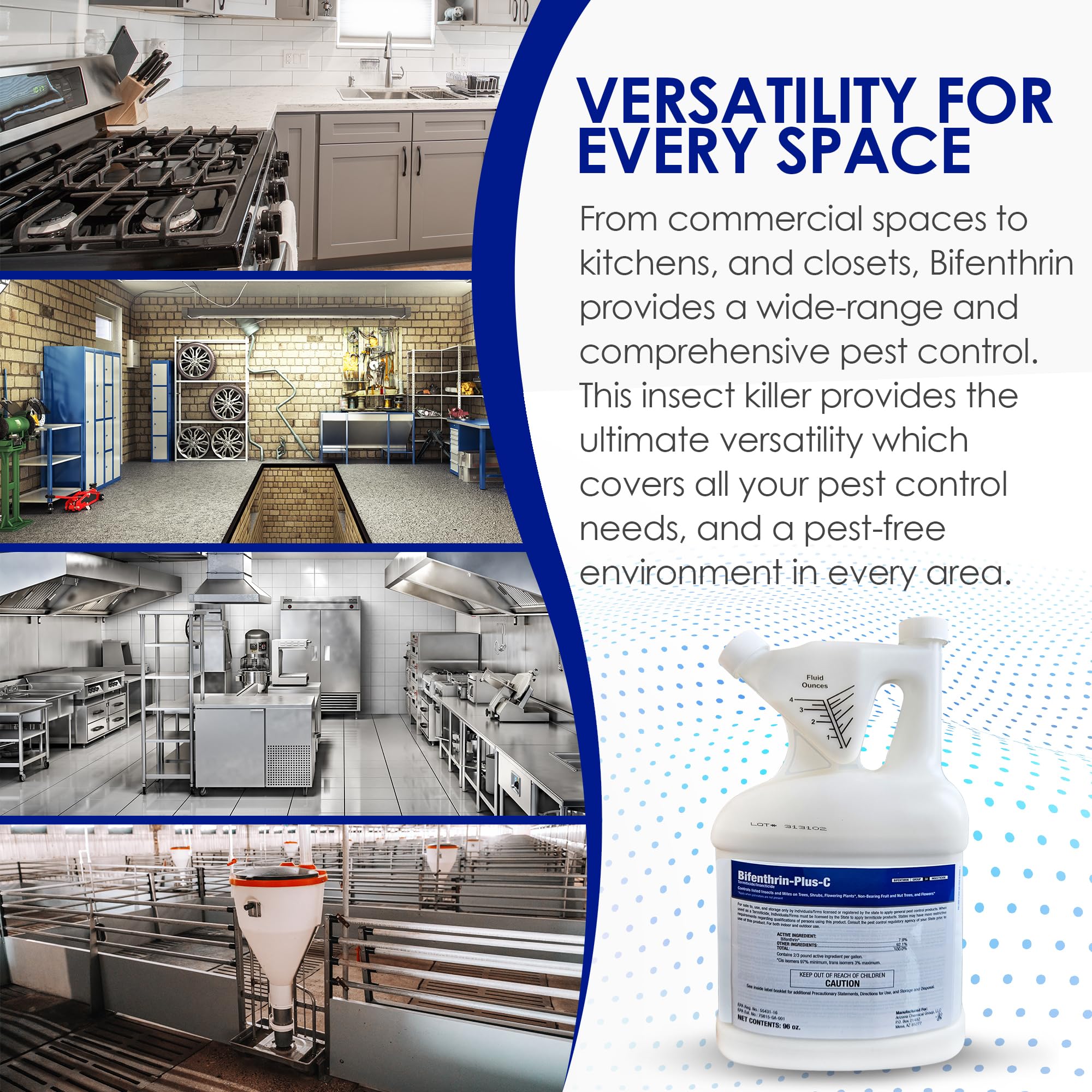 BIFENTHRIN-PLUS-C termite-treatment helps build a long-lasting pest barrier.