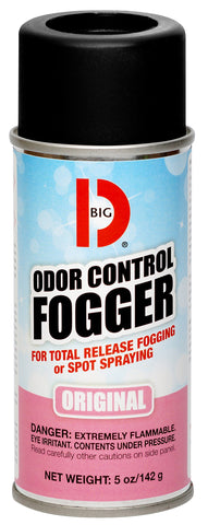 Big D BGD 341 5 oz odor-control fogger can for rapid odor elimination in rooms.