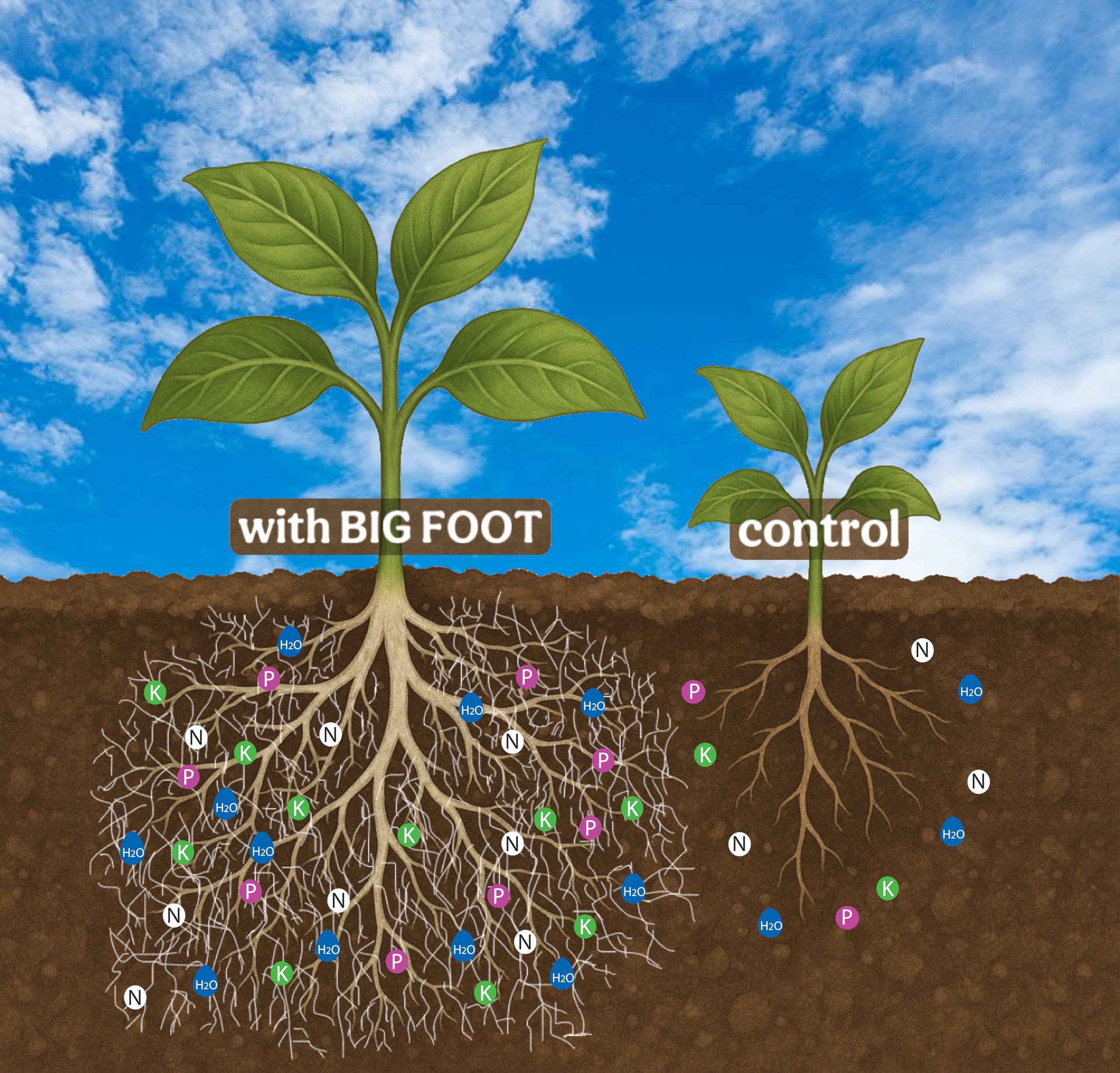 Big Foot Gold seed starting and rooting support for faster germination
