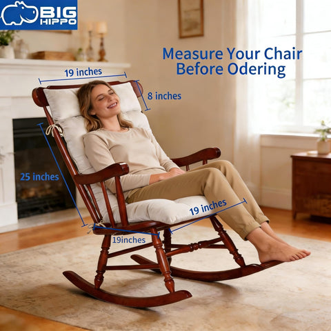 Big Hippo back cushion provides ergonomic lumbar support for long seating sessions.