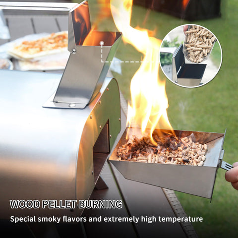 BIG HORN 12-Inch Pizza Oven dimensions 21.6 by 14 by 28 inches