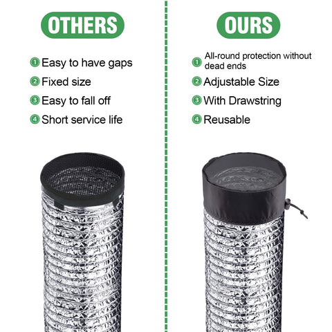 Biggun grow-tent mesh filter lets air through while blocking dust