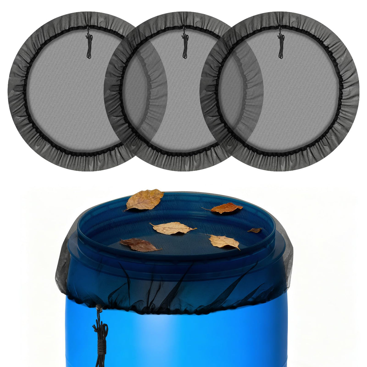 Biggun rain barrel mesh cover anti-tear material protects water