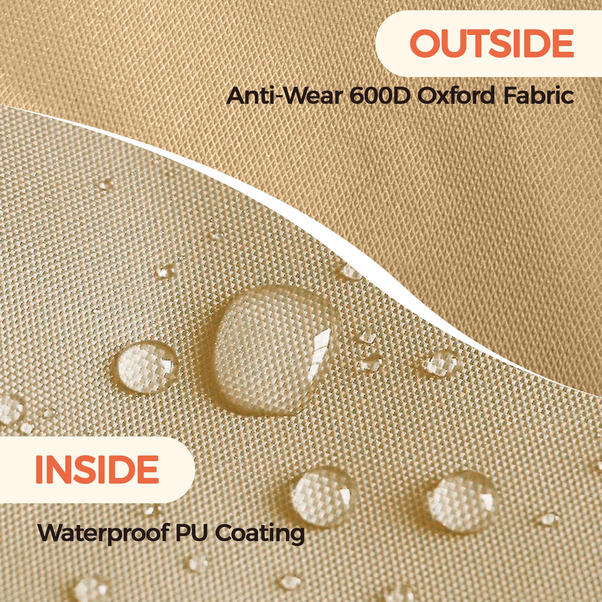 BIG HORN OUTDOORS infrared grill cover adjustable drawstring for secure fit