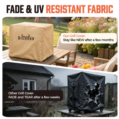 BIG HORN OUTDOORS infrared grill cover matches 16.9 x 15 x 13.8 inch size