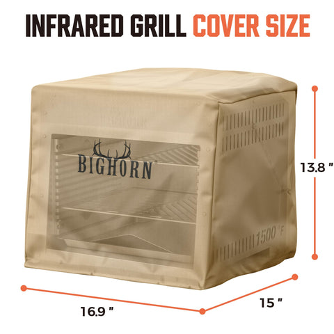 BIG HORN OUTDOORS infrared grill cover waterproof and UV protection